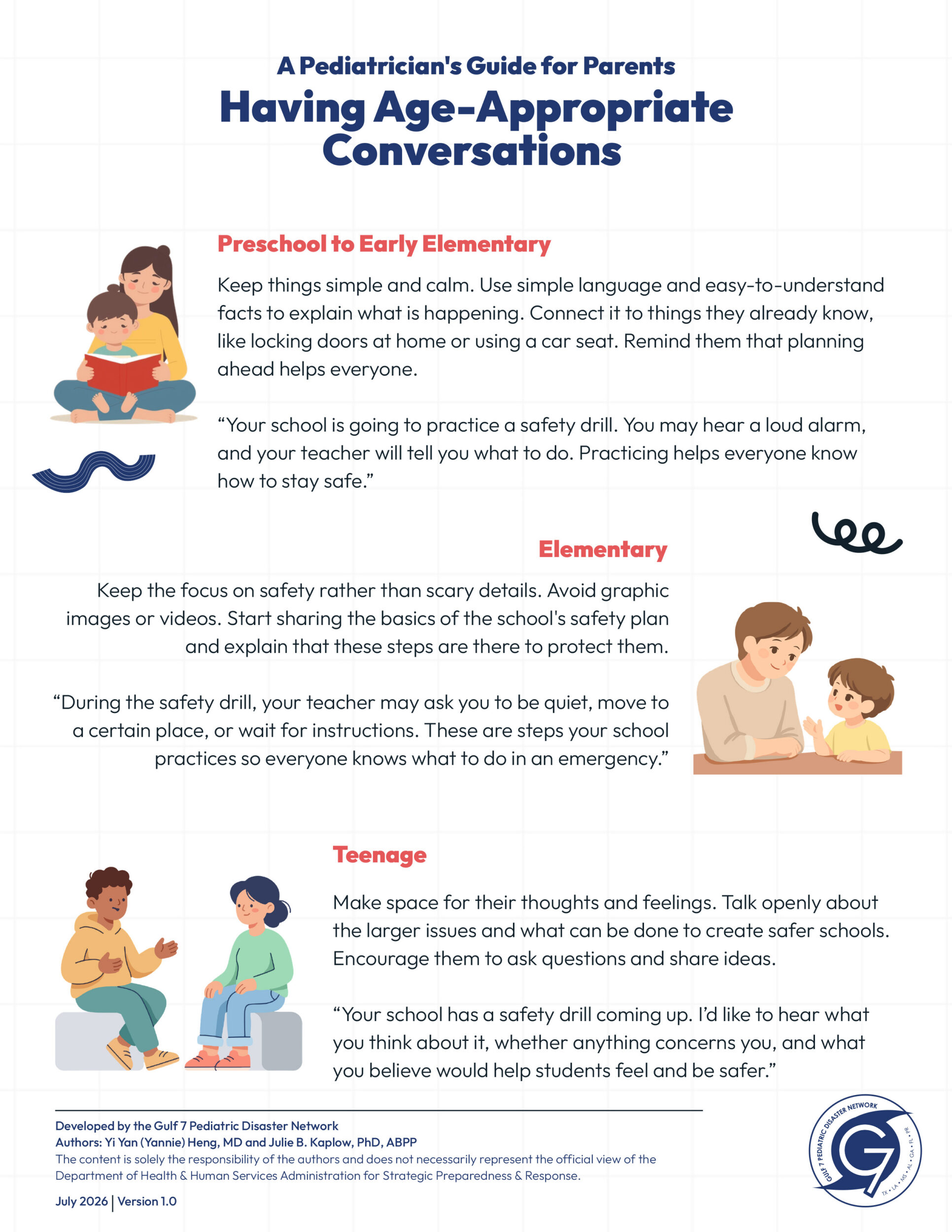 talking to kids about drills a pediatric guide